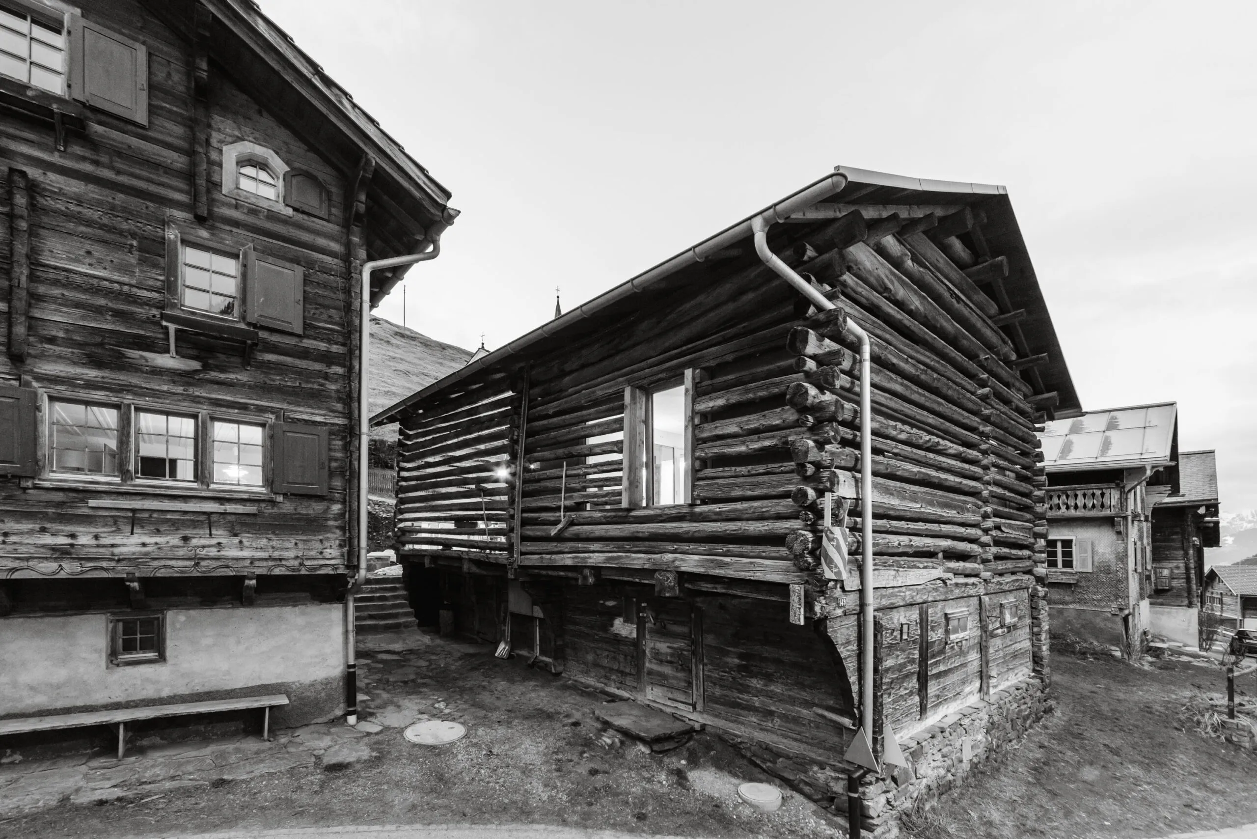 Strickbau in Vrin